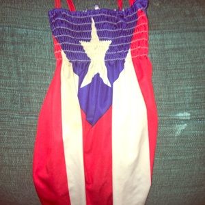 Girls Toddler Sun Dress Puerto Rican